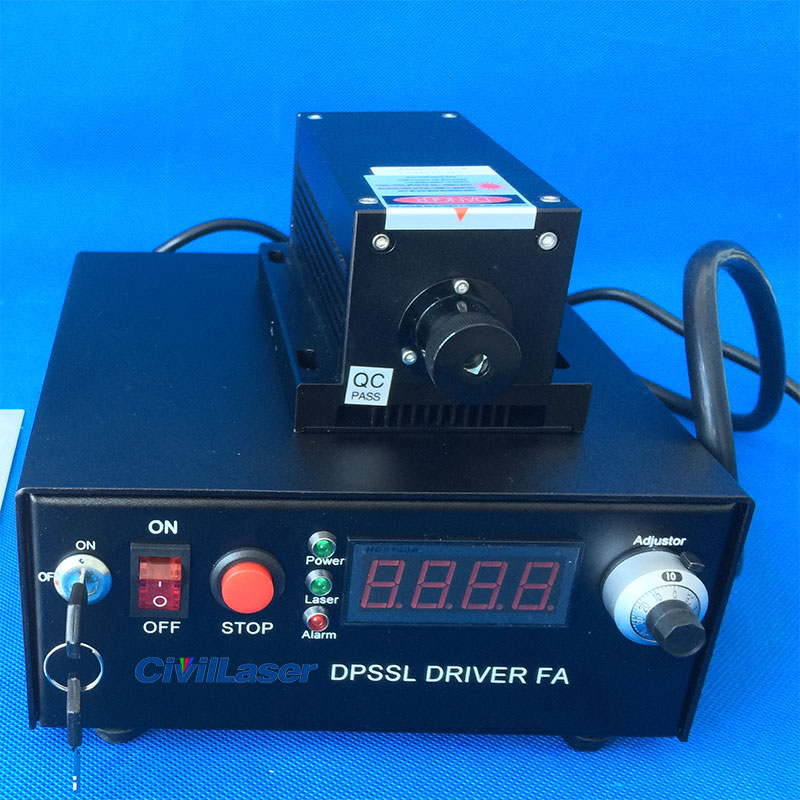 355nm 100mw Pulsed laser Peak Power 100W~2KW Ultra-violet laser